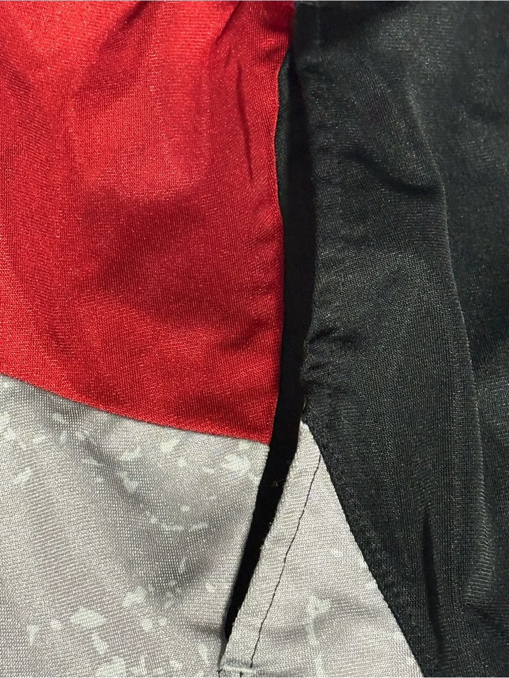 Jordan Men’s Black, Red & Gray Athletic Basketball Shorts